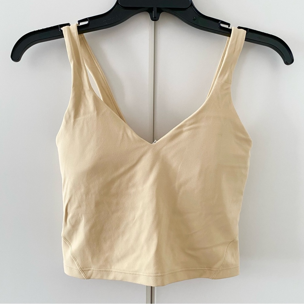 lululemon athletica Cream Tank Top